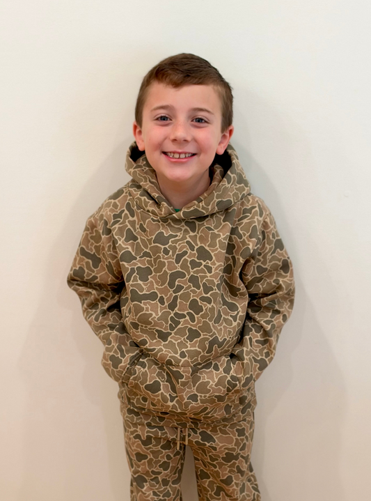 Youth Campfire Hoodie - Deer Camo