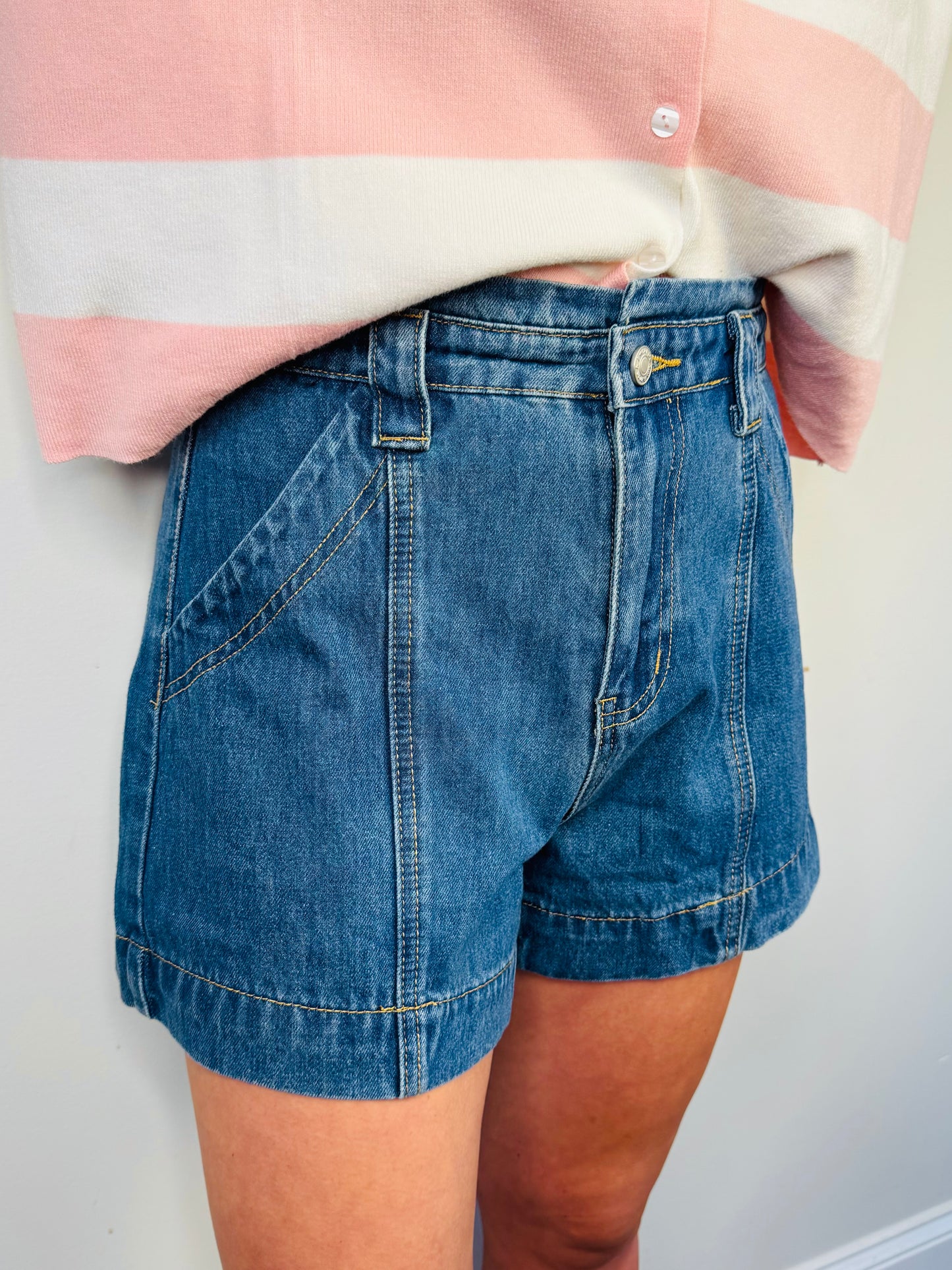Laid Back Denim Shorts