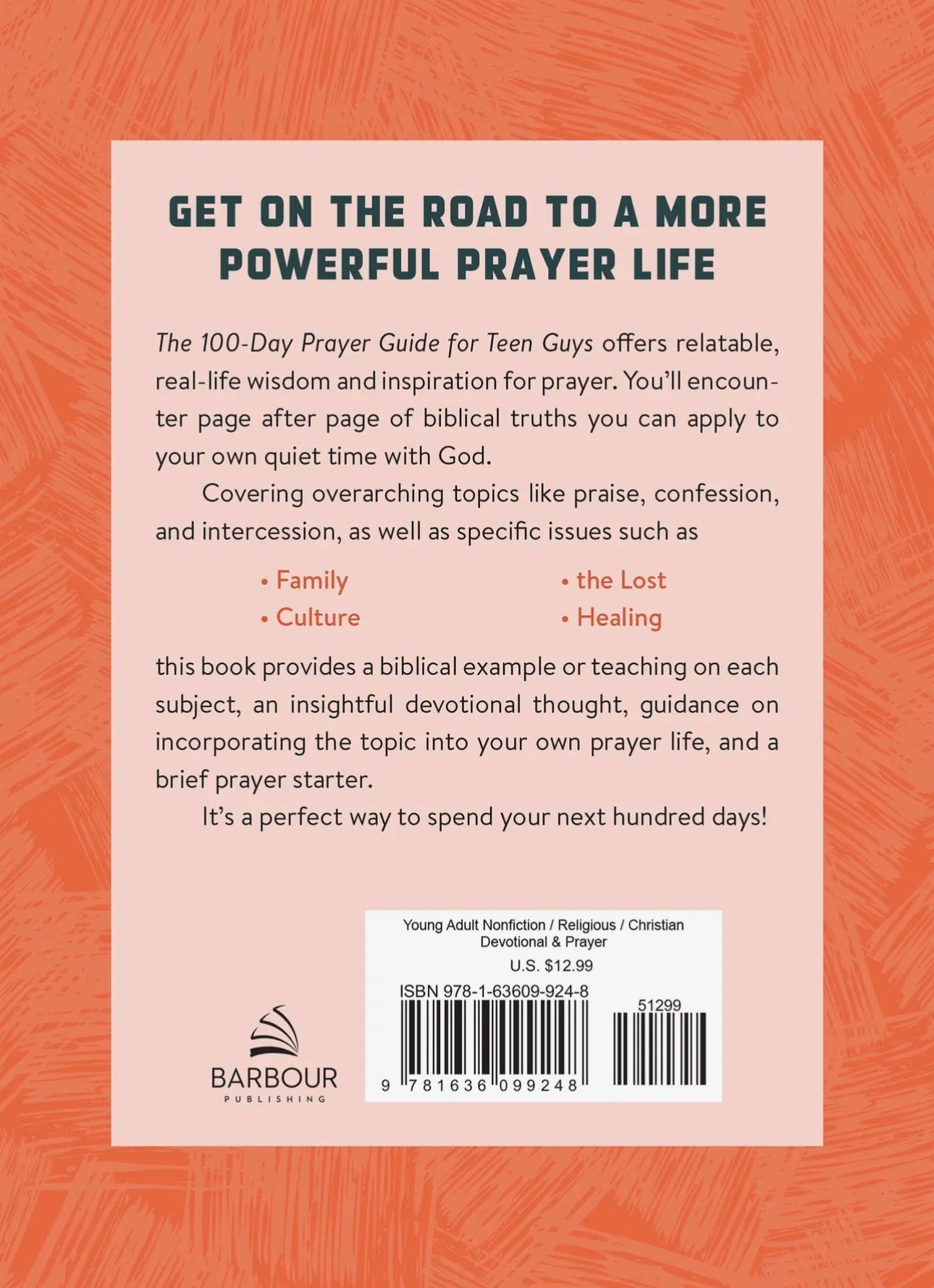 The 100-Day Prayer Guide For Teen Guys
