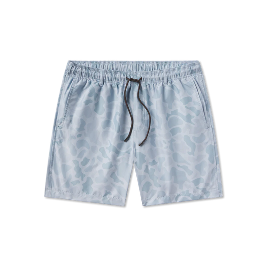 La Costa Swim Trunk - Washed Slate Camo