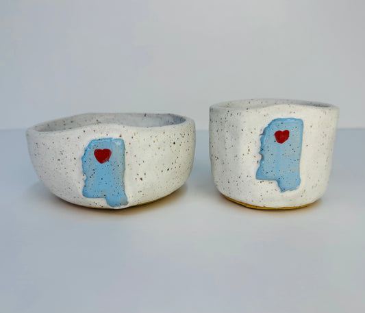 Oxford Pottery Candle - Powder Blue