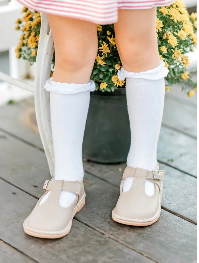 Selina Scalloped T-Strap Mary Jane