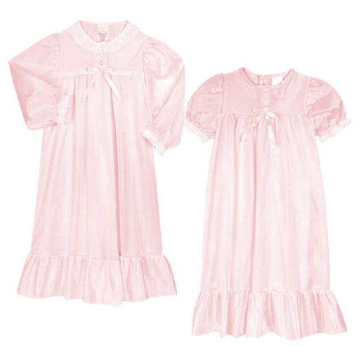 Pink Traditional Peignoir Set