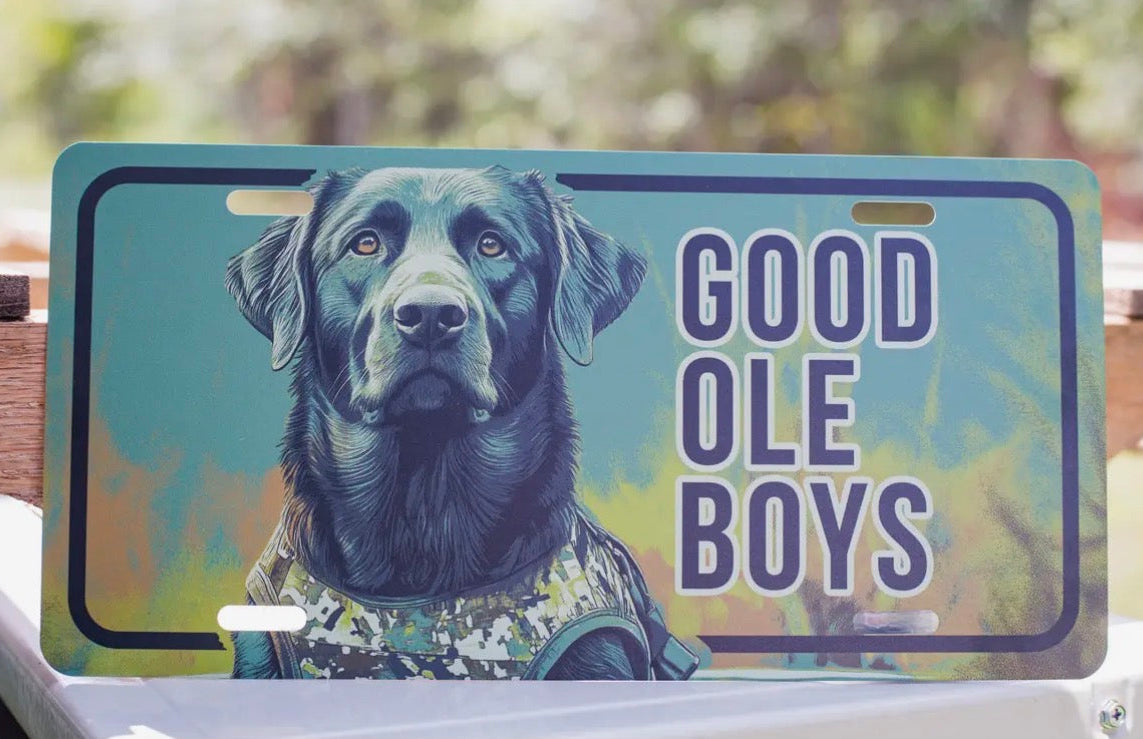 Scent South Car Tag - Lab Tailgate