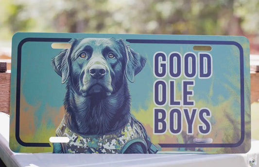 Scent South Car Tag - Lab Tailgate