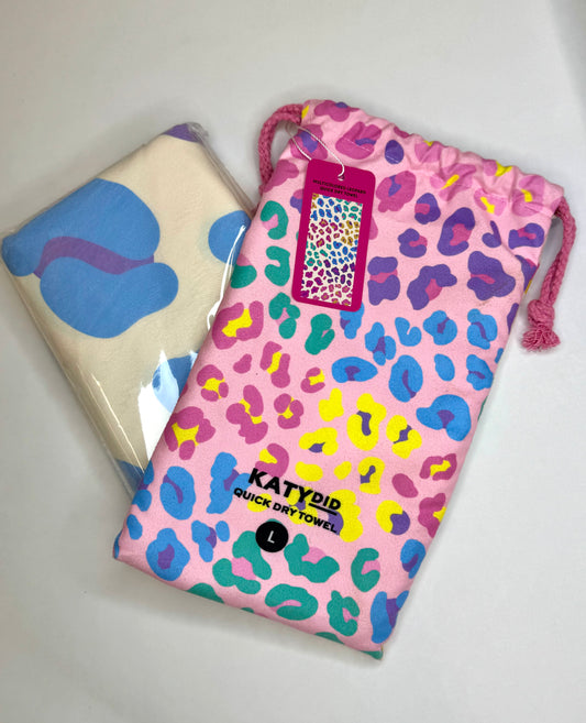 Quick Dry Beach Towel - Leopard