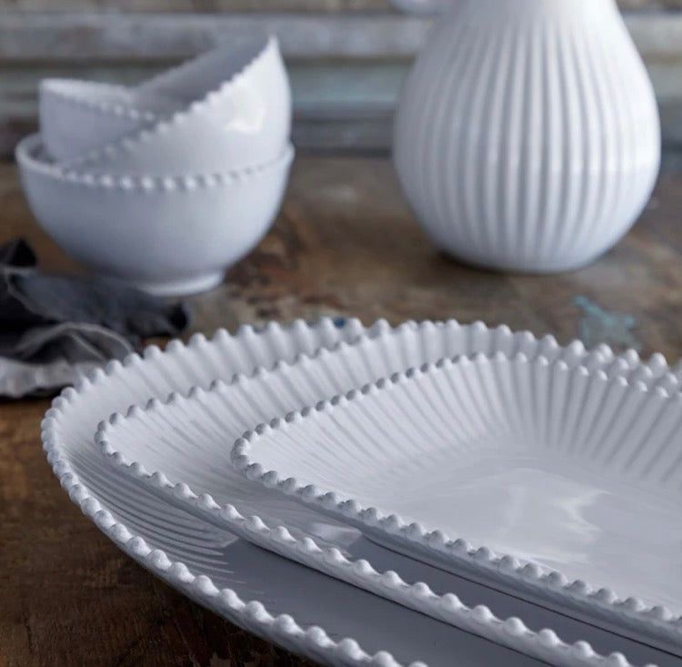 Large Rectangular Platter Pearl