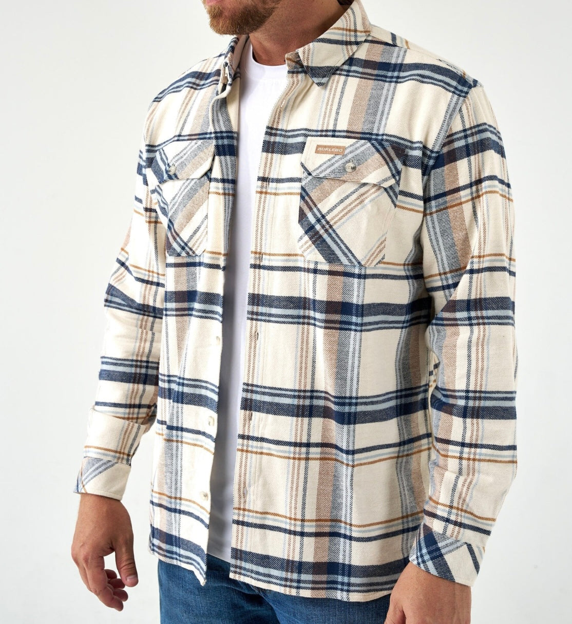 Burlebo Flannel Shirt - Cream