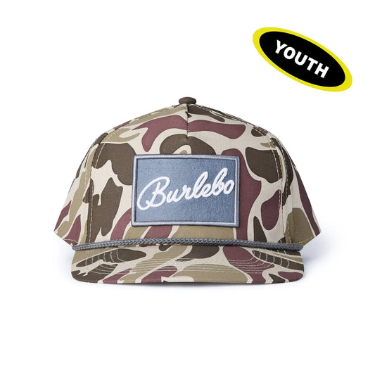 Burlebo Youth Hat - Grey Patch - Camo