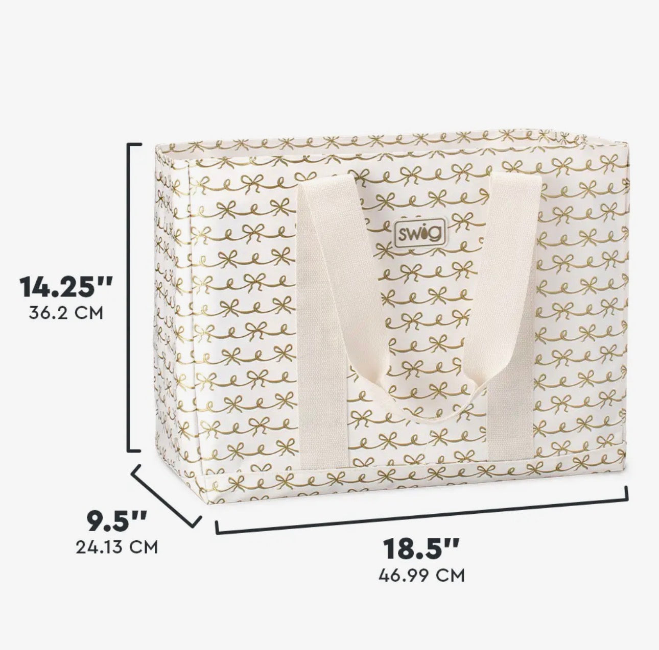 Jumbo Tote Bag - Pretty in Pearl