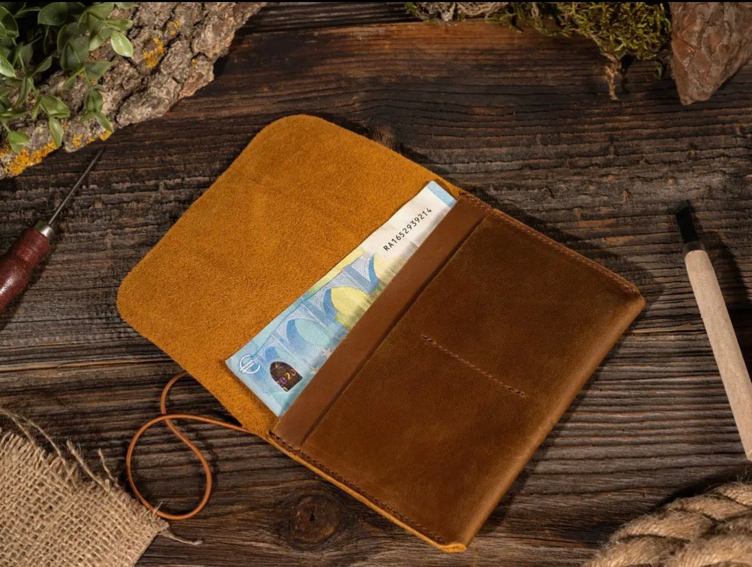 Genuine Leather Passport Cover