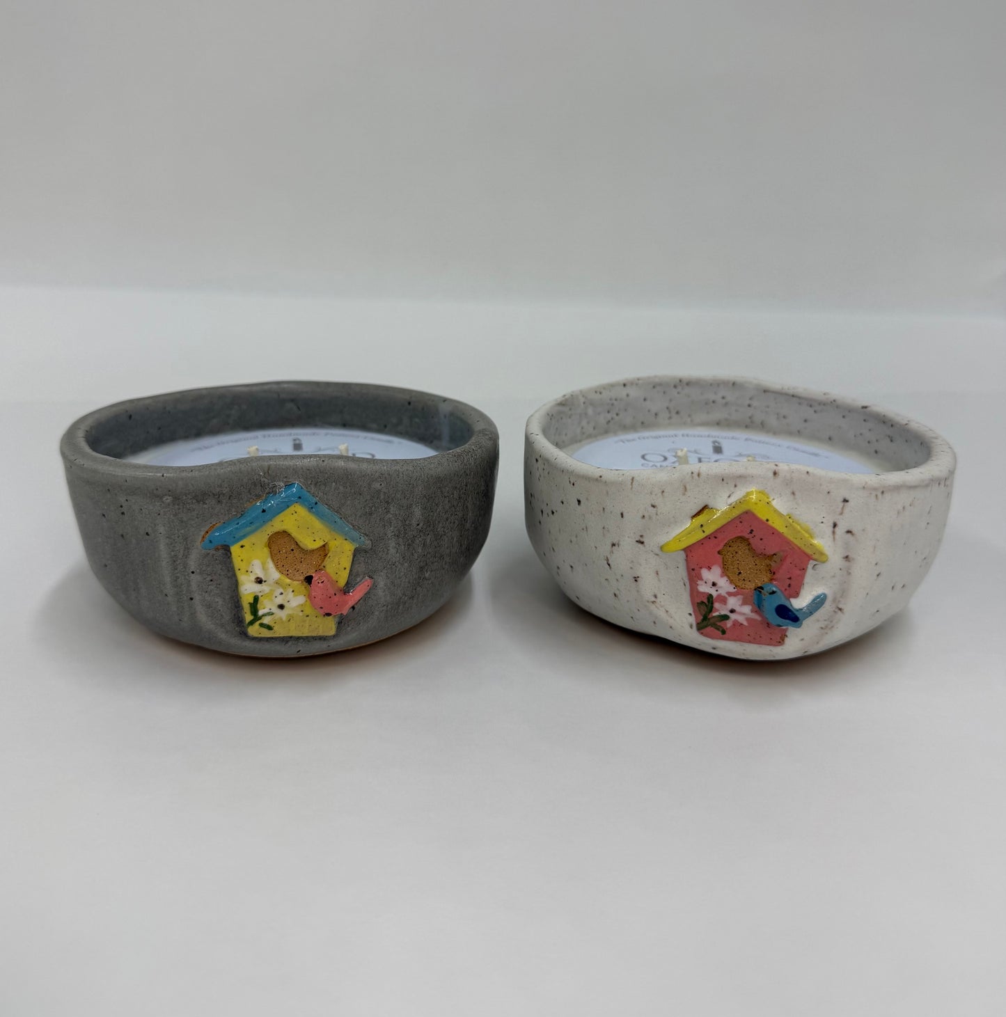 Oxford Pottery Candle - Bird House