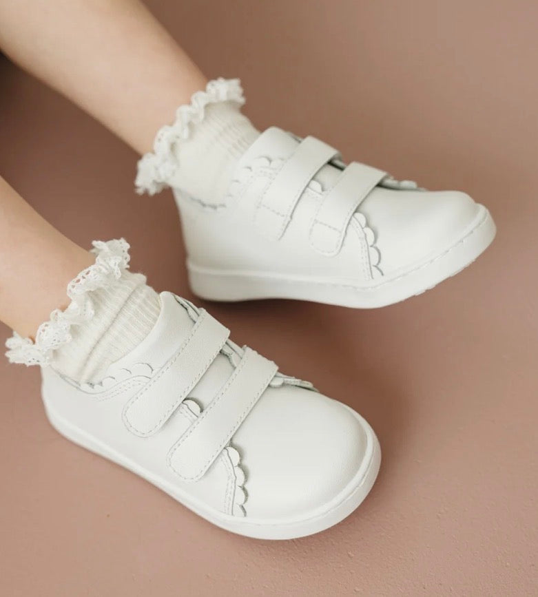 Caroline Scalloped Sneaker