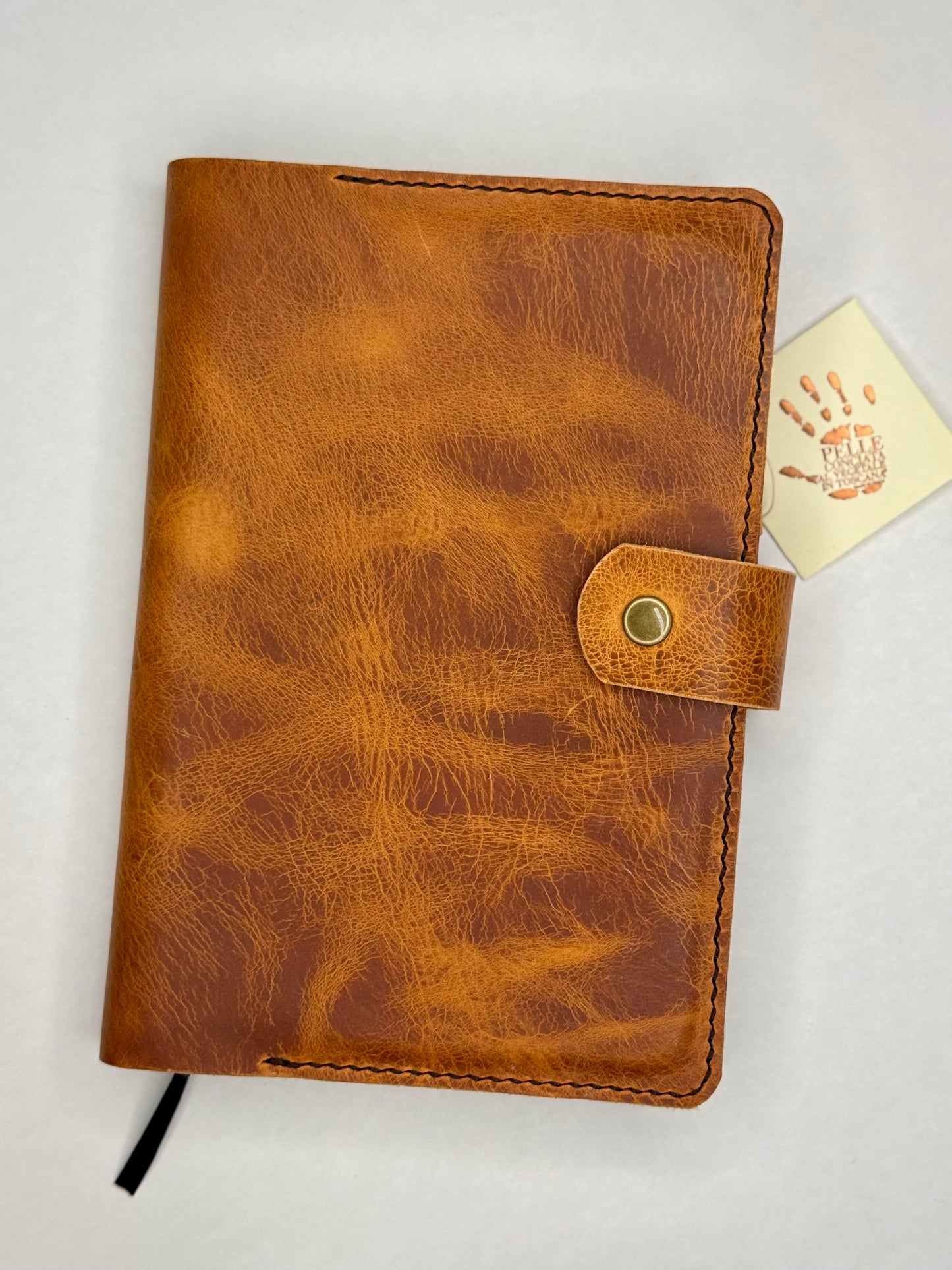 Italian Leather Notebook - Pueblo, Natural