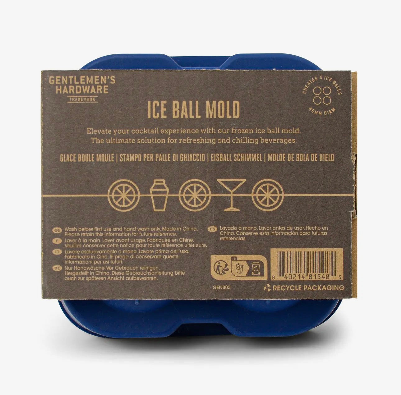 Gentlemen’s Hardware Ice Ball Mold