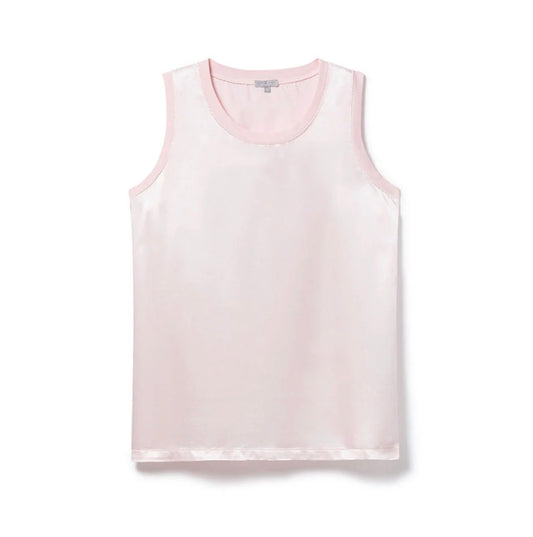 Alexa Satin Tank - Blush