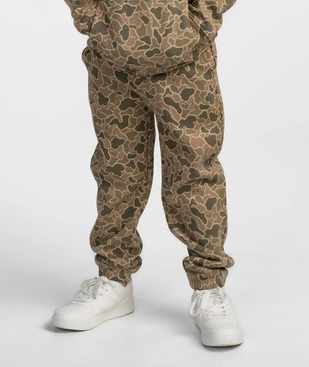 Youth Campfire Sweatpants - Deer Camo