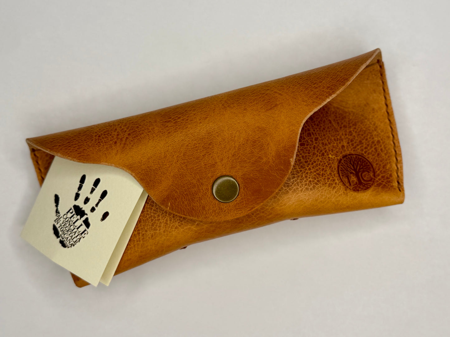 Italian Leather Glasses Case