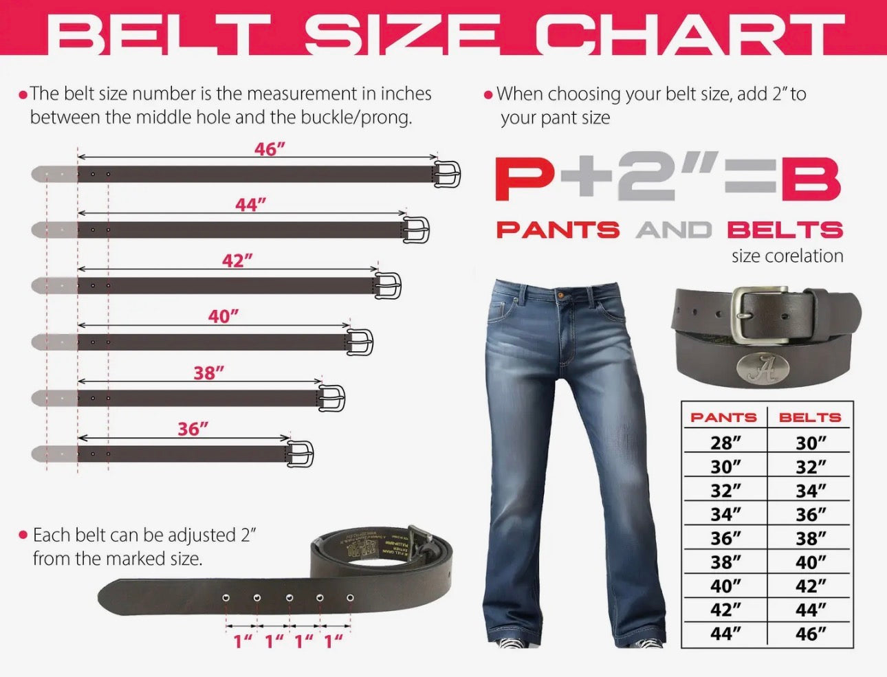 Men’s Leather Belt - Dark Brown