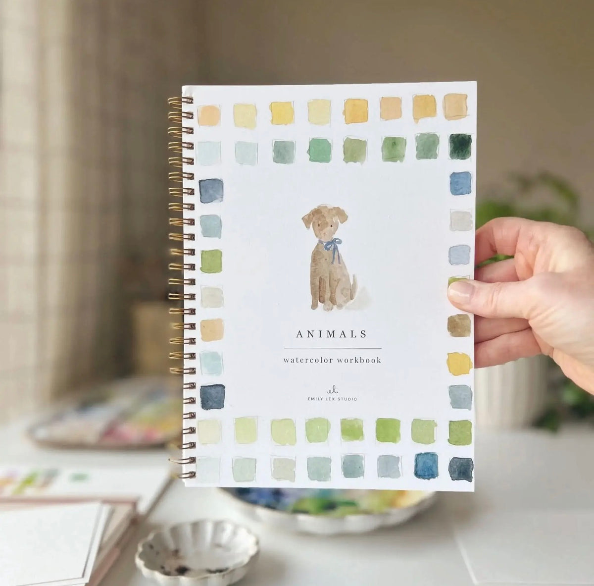 Animals Watercolor Workbook