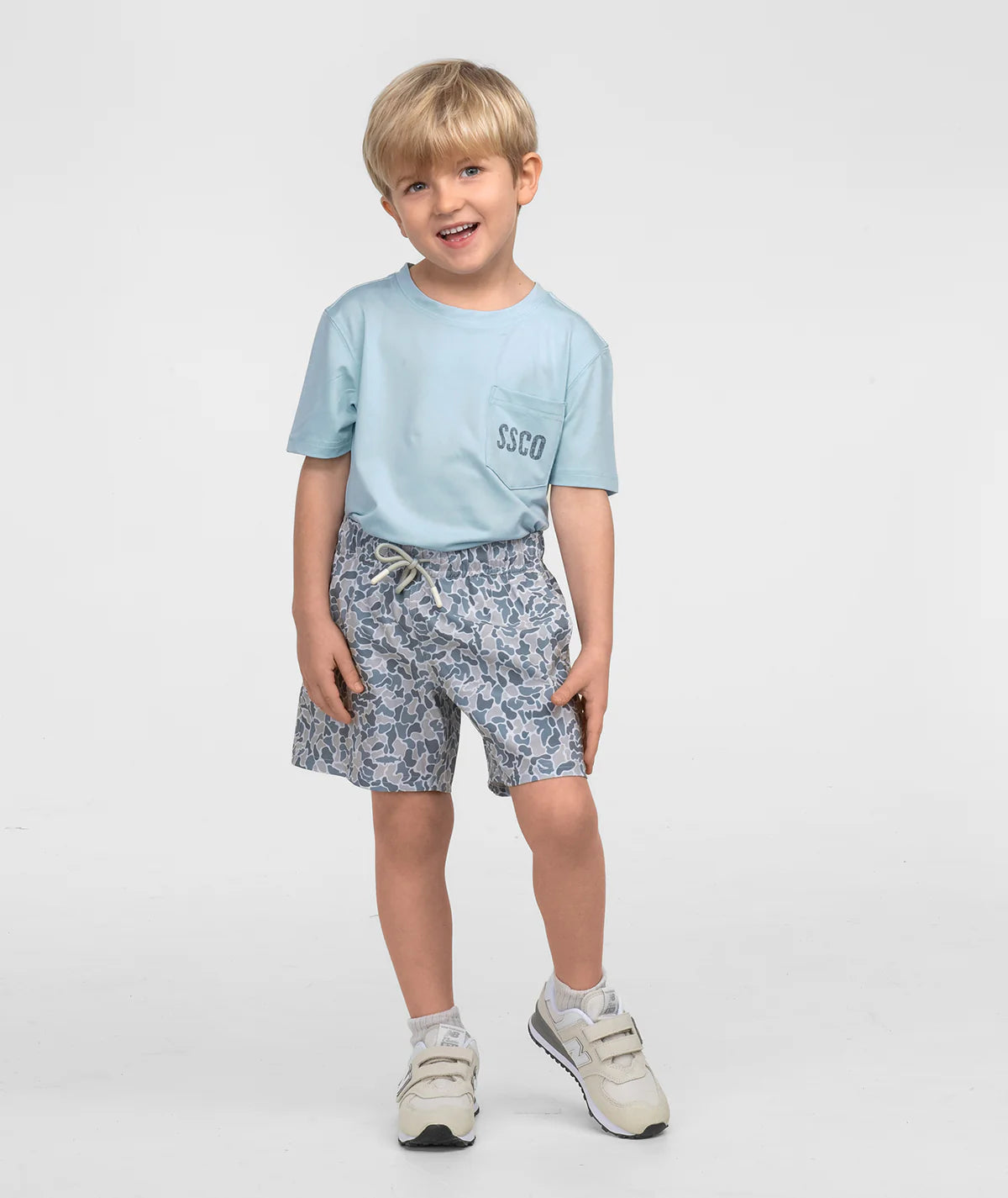 Youth Hooked on Camo Swim Shorts