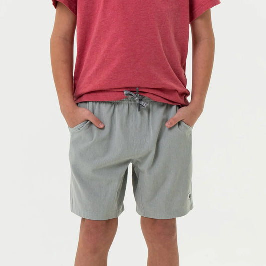 Youth Athletic Short - Light Grey