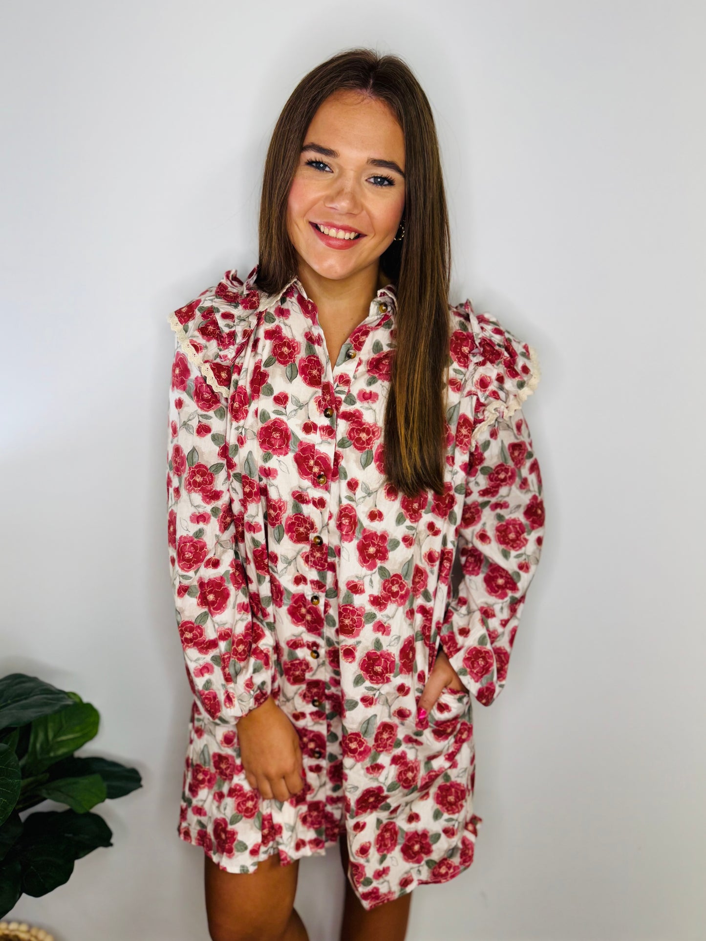 Petals & Lace Dress