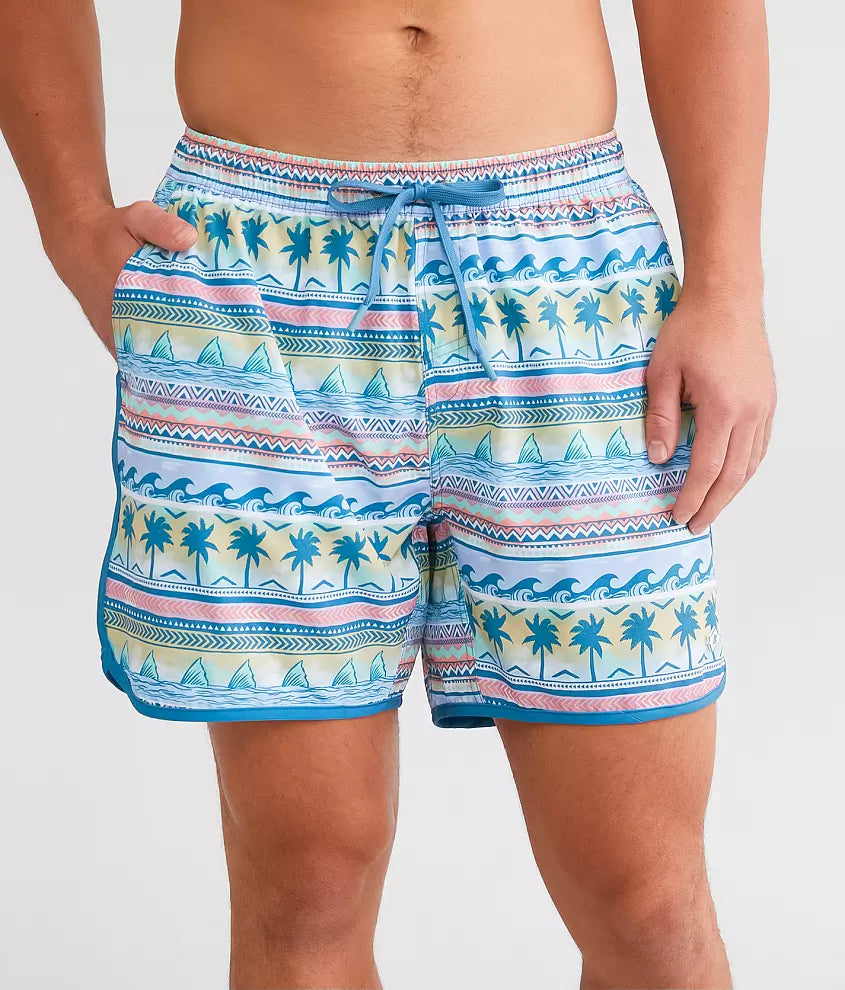 Burlebo Swim Trunks - Palms & Fins