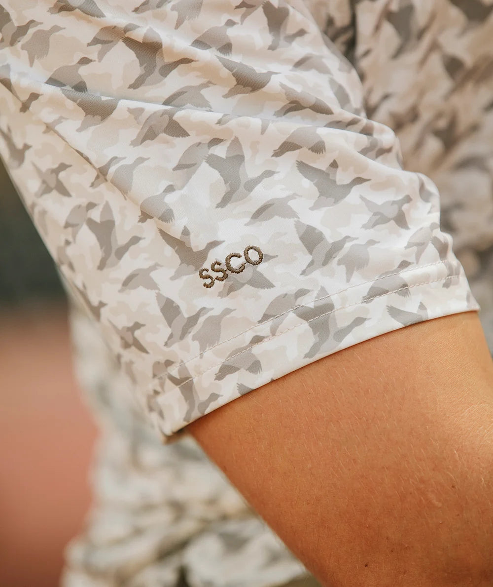 Mallard Mirage Printed Polo - Mirage