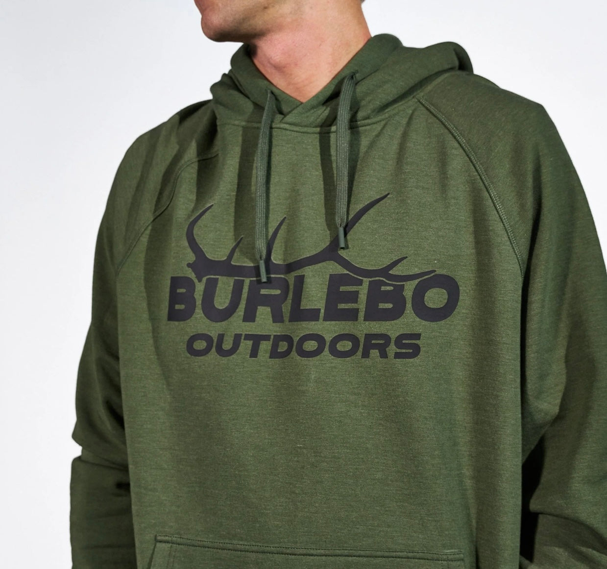 Burlebo Fleece Hoodie - Elk Horn