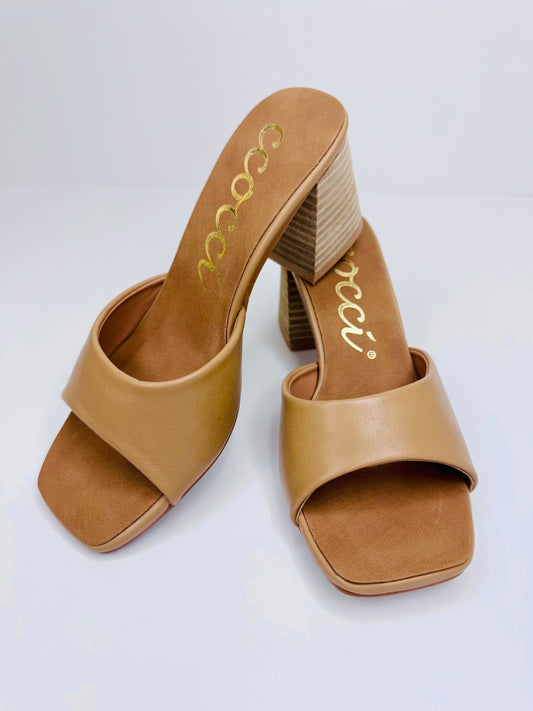 Fergie Block Heel Sandals