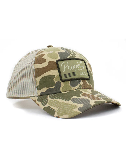Youth Trucker Hat - Vintage Camo