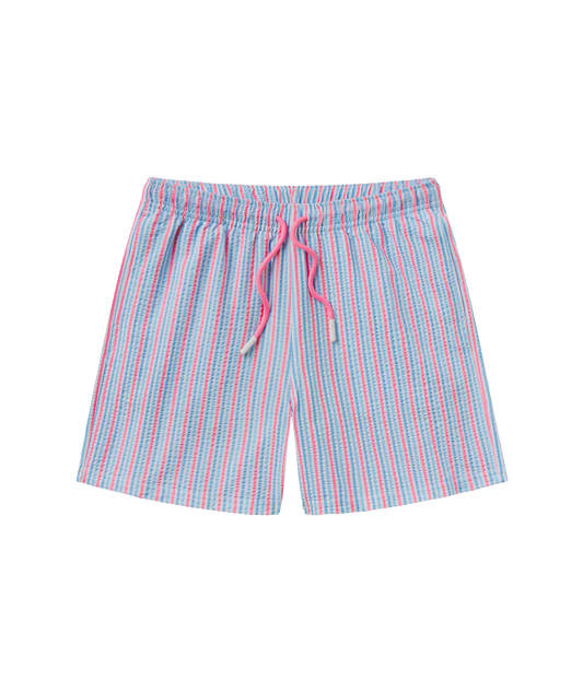 Youth Clubhouse Seersucker Swim Trunks