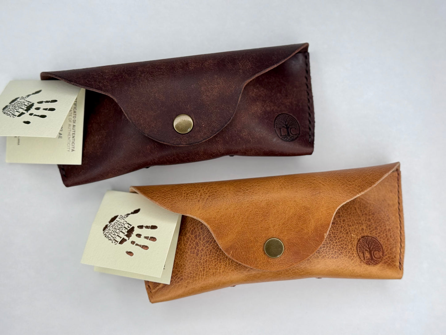 Italian Leather Glasses Case