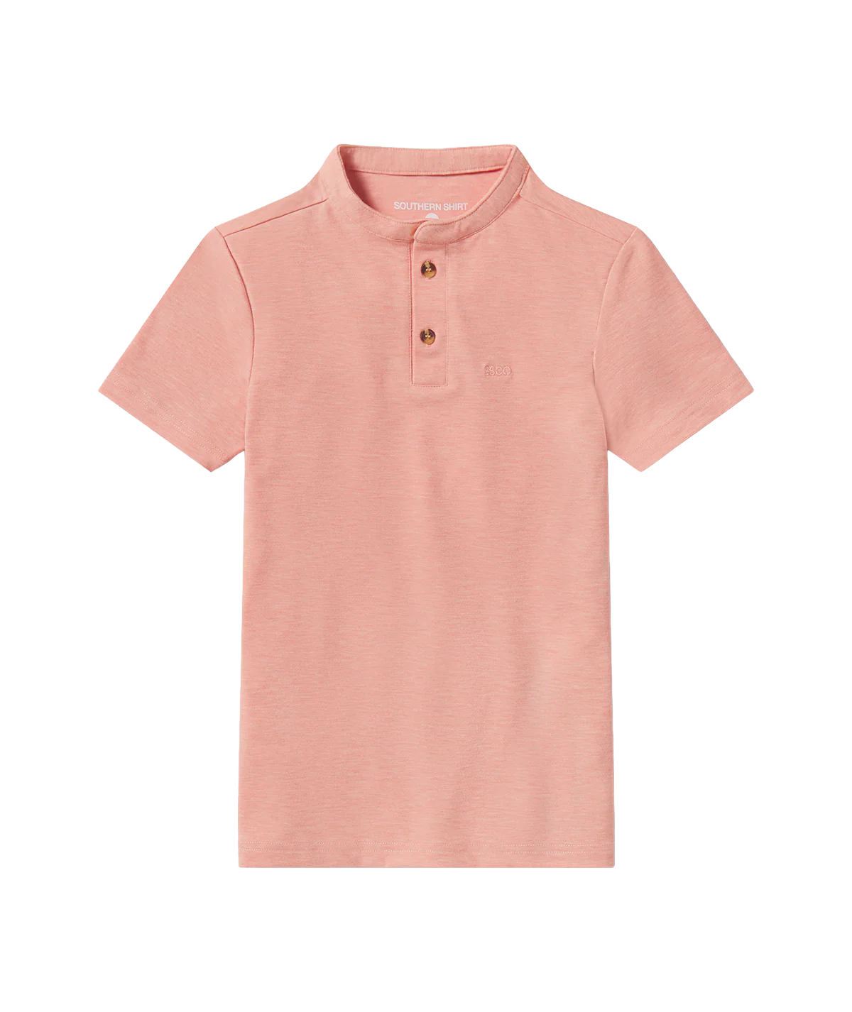Youth Max Comfort Henley - Coral Sky