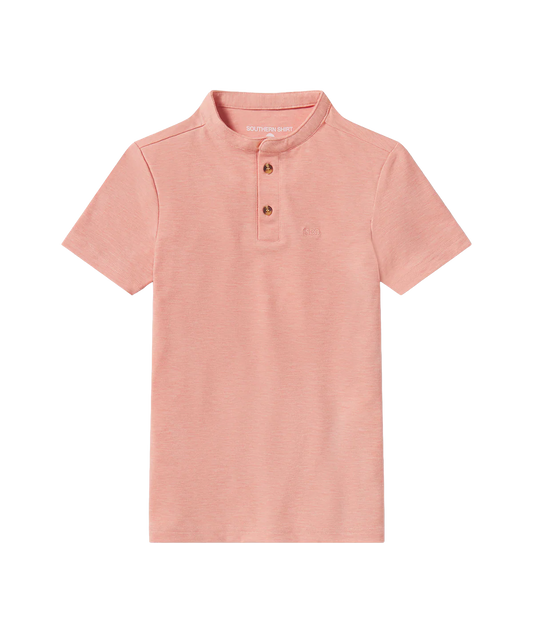 Youth Max Comfort Henley - Coral Sky