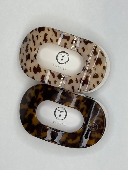 Round Flat Hair Clip - Large