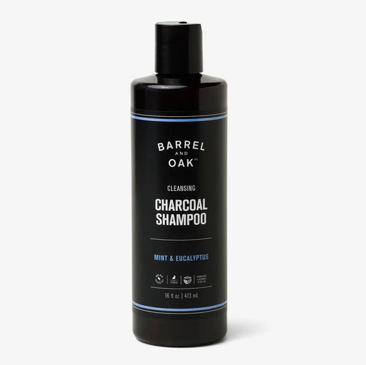 Barrel & Oak Cleansing Charcoal Shampoo - Mint and Eucalyptus