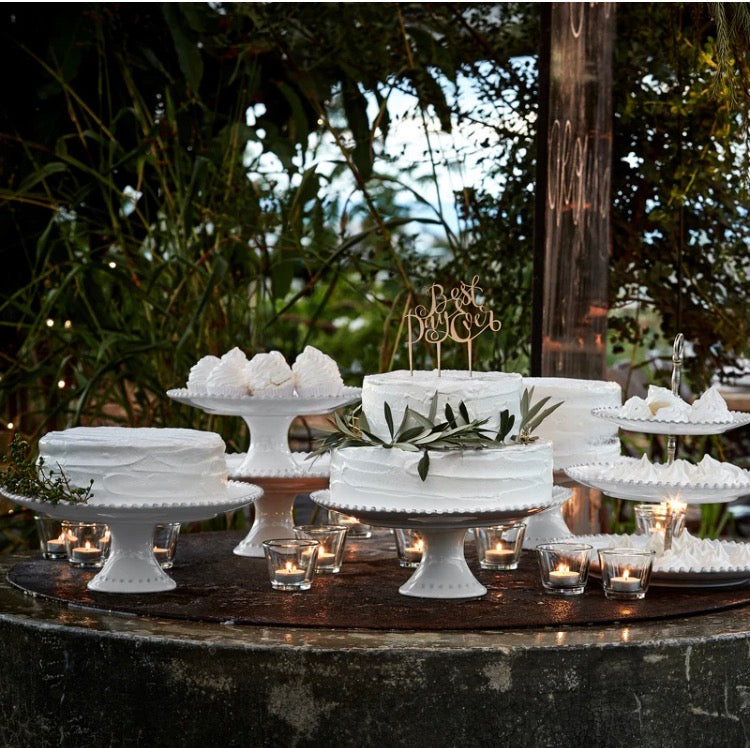 Small Footed Plate Pearl