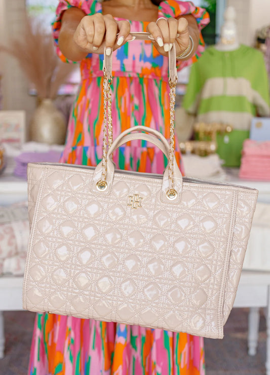 Melissa Tote - Nude Patent