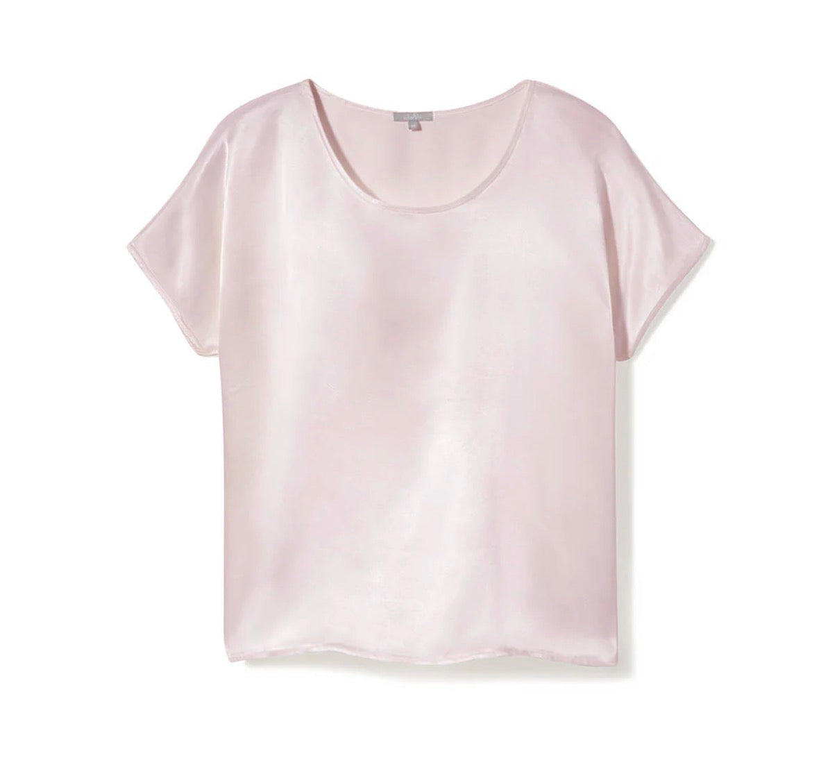 Roxxy Satin Tee - Blush