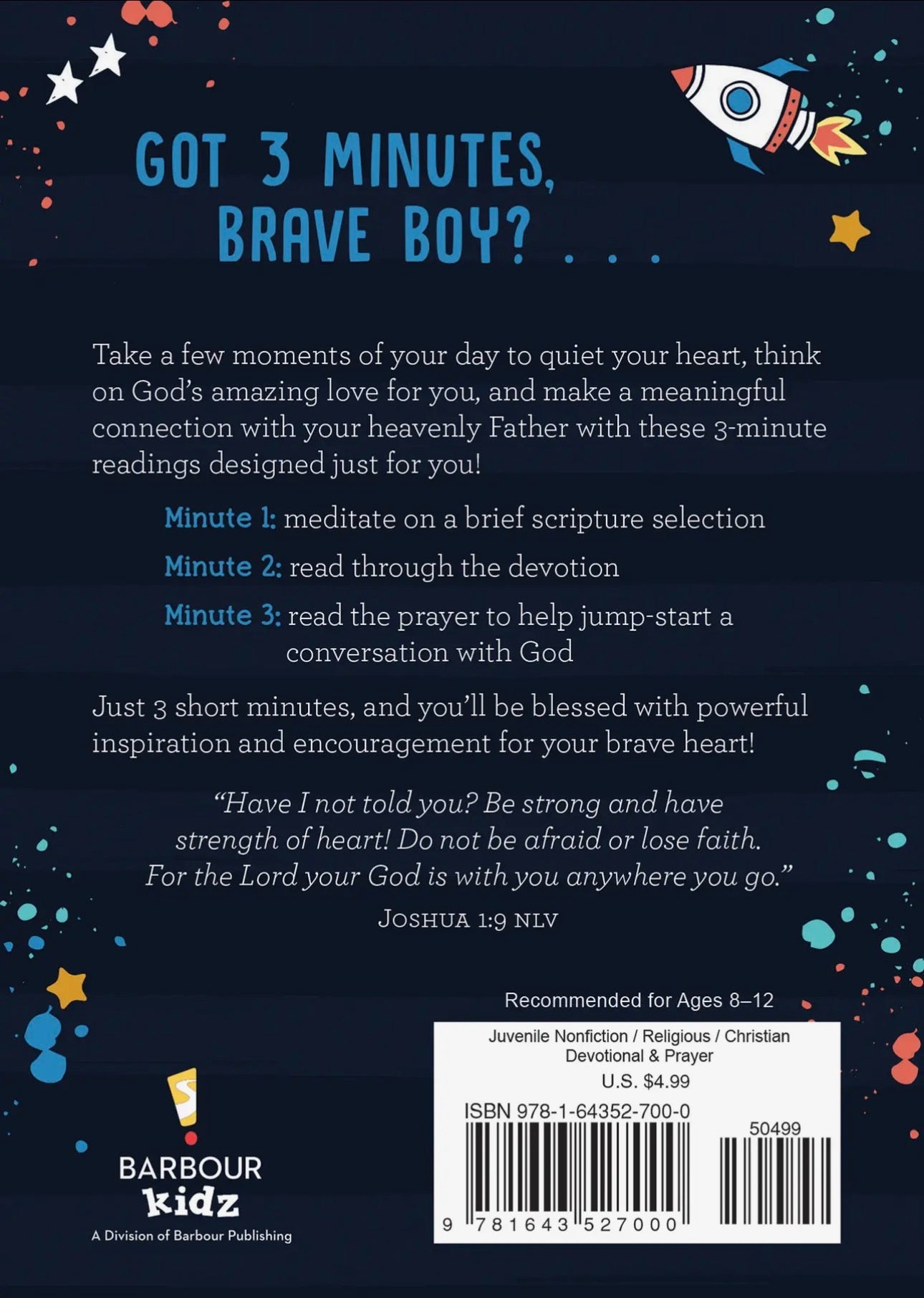 3-Minute Devotions For Brave Boys