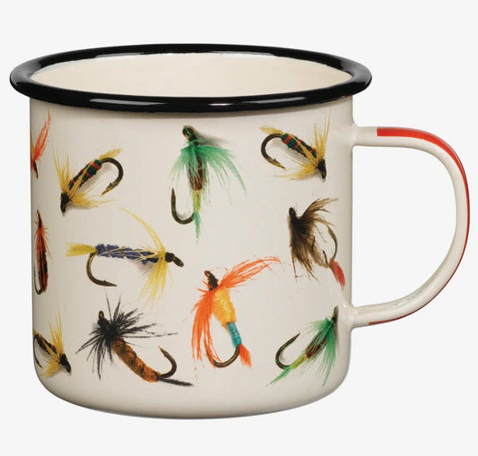 Gentlemen’s Hardware Enamel Mug - Fly Fishing