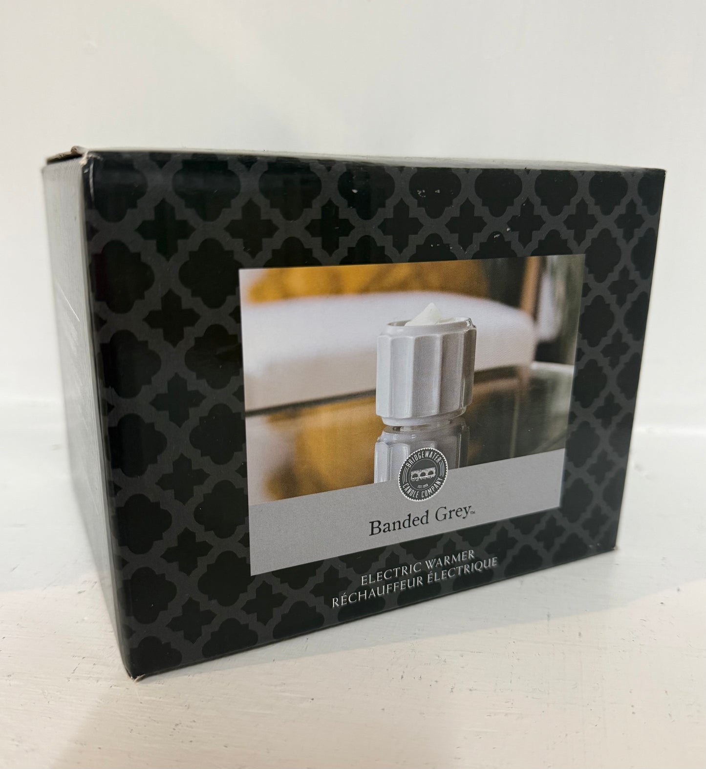 Wax Warmer-Grey Banded