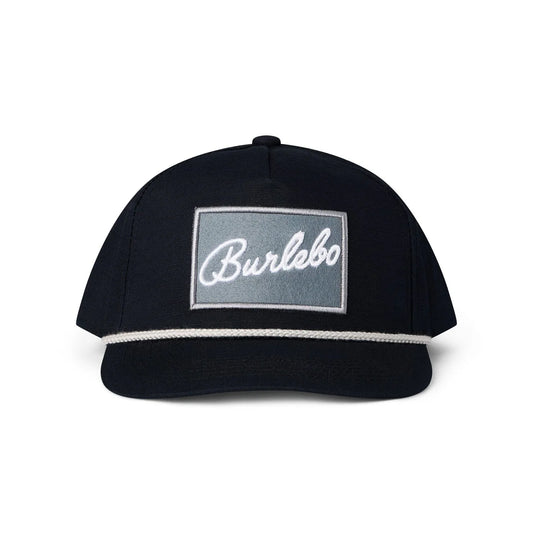 Burlebo Hat - Grey Patch - Black