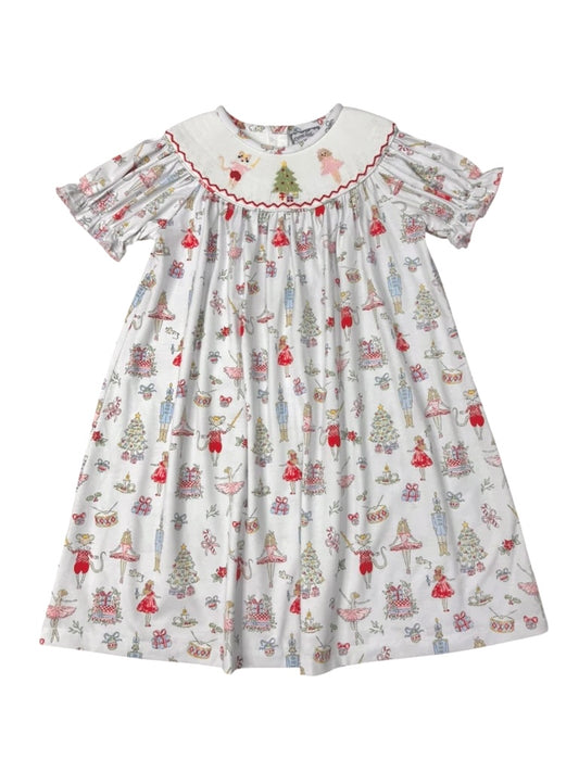 Nutcracker Smocked Bishop Dress