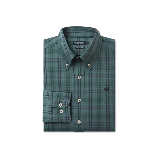 Youth Highland Lattice Dress Shirt