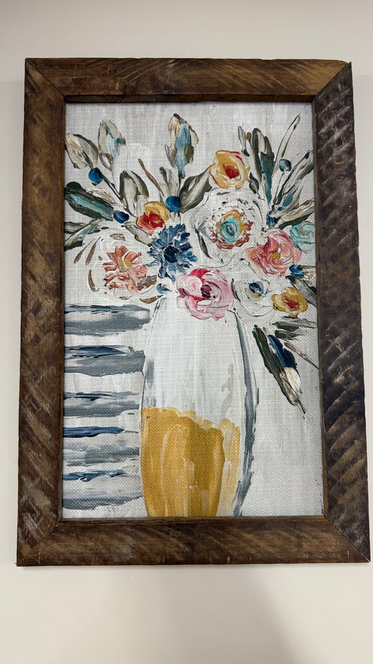 12x18 Annas Flowers Vase Painting