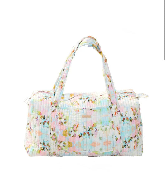 Brooks Avenue Quilted Signature Duffle Bag