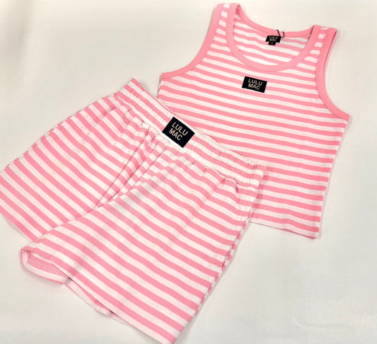 Pink Lulu Mac Tank Set